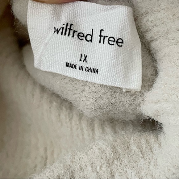 Aritzia Wilfred Free Stargazer Hh Knit Turtleneck Sweater Cream NWT - Picture 7 of 12